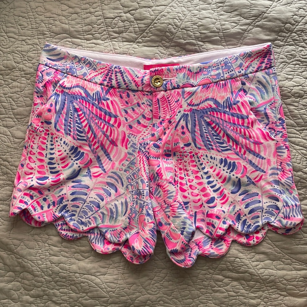 Lilly Pulitzer buttercup knit shorts